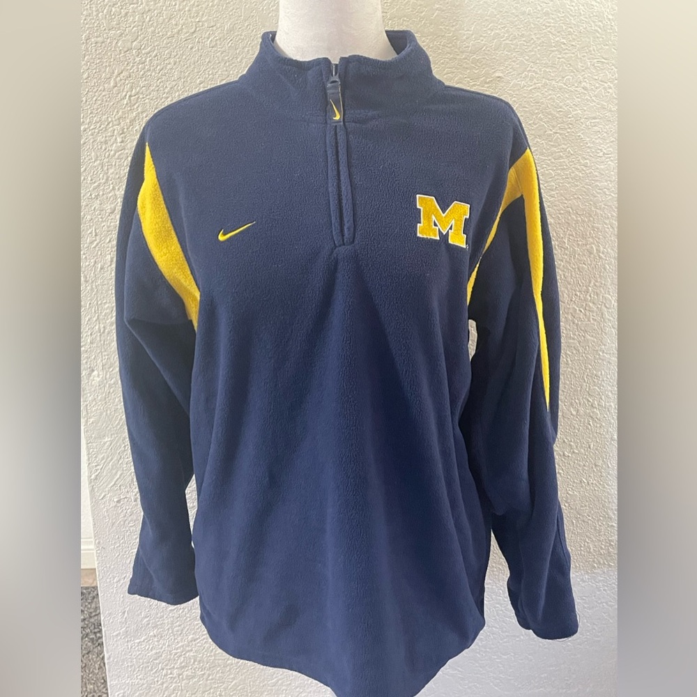Nike University of Michigan pullover.